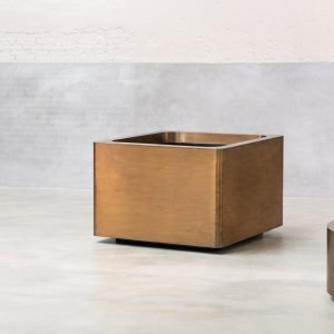 LVIV BRASS SQUARE PLANTER