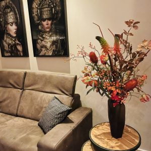 ZIJDEN BOEKET ORANGE