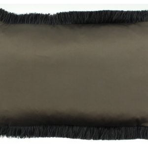 Claudi kussen Dafne Brown Fringe Black-Taupe