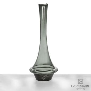 Bottle Vase Hendrik Gommaire (Grey Glass)