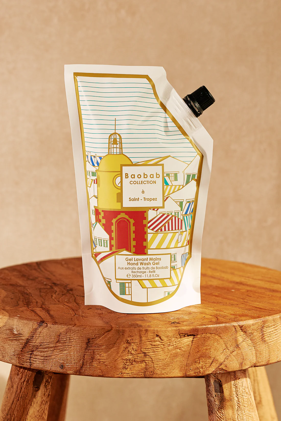 Baobab hand Wash Gel 350ml Saint-Tropez navulling - Afbeelding 2