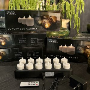 Luxury Led Candle – Oplaadbare Luxe Waxinelichtjes (12 stuks)