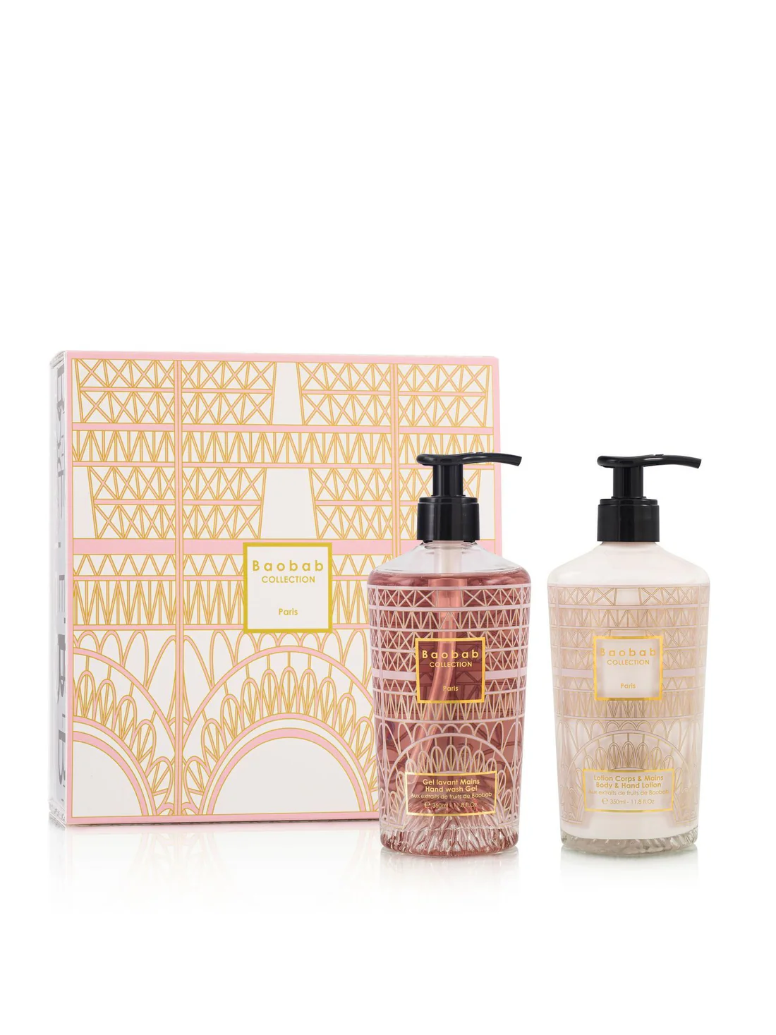 Baobab Giftbox Paris Body & Hand Lotion + Hand Wash Gel