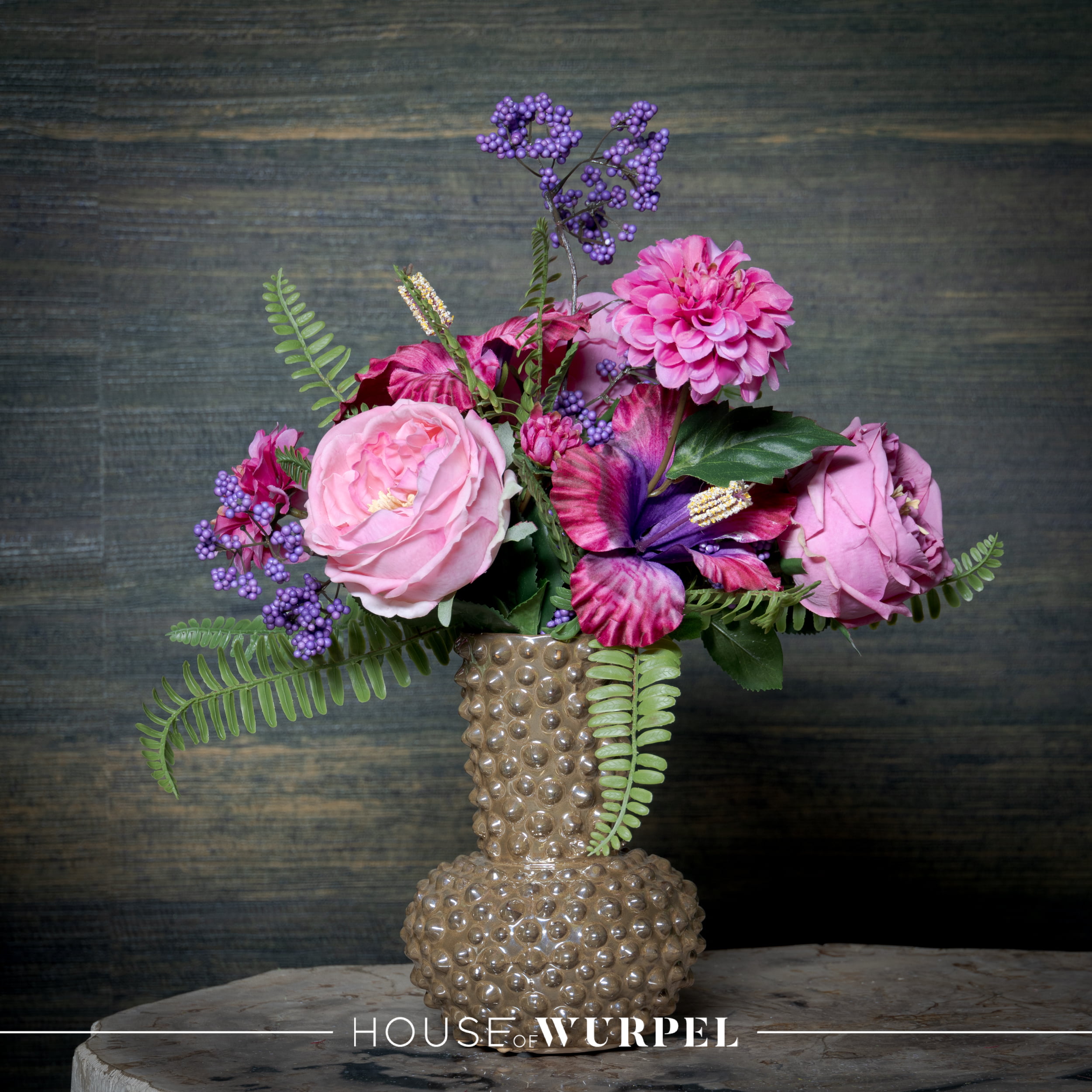 Zijden boeket Tropicana small