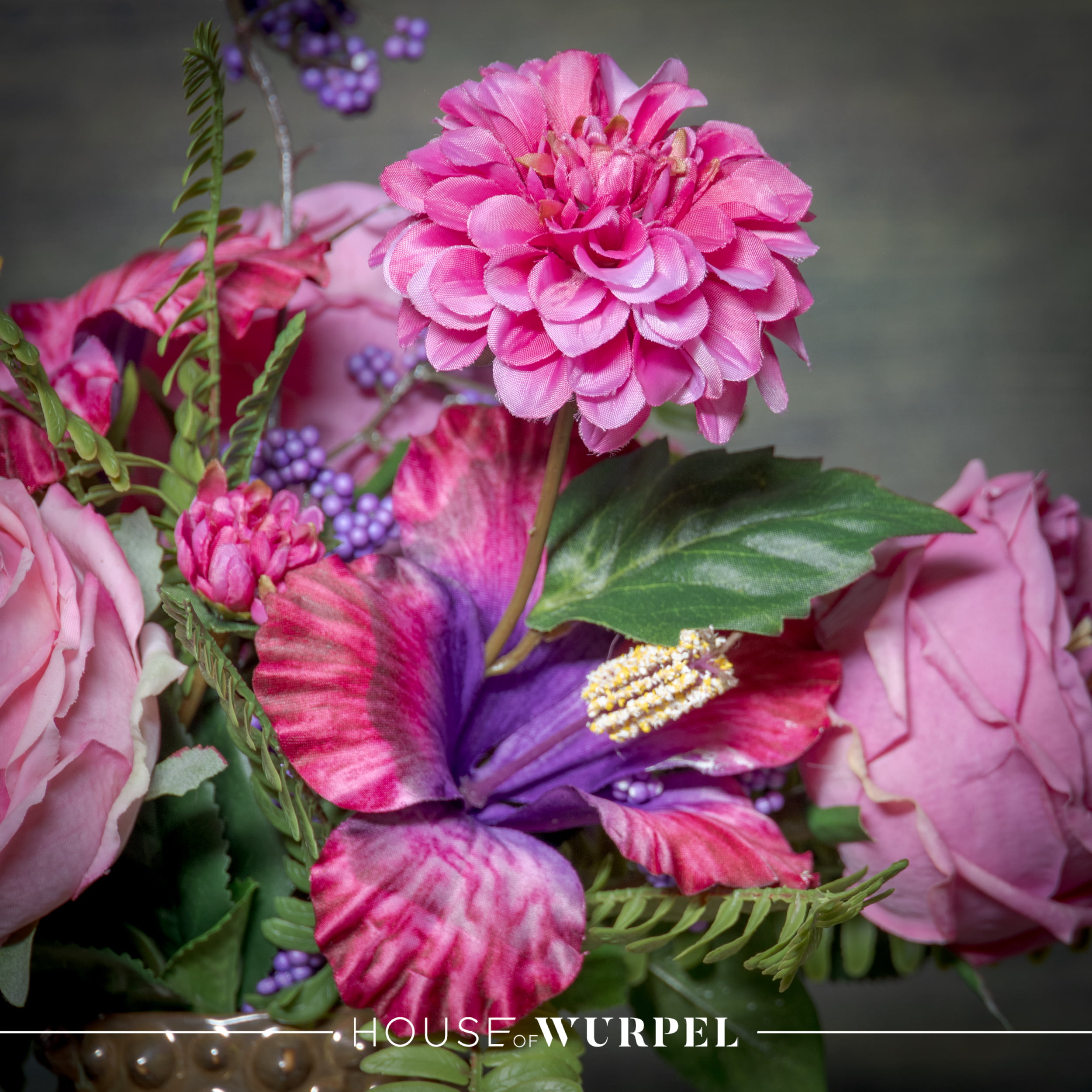 Zijden boeket Tropicana small - Afbeelding 3