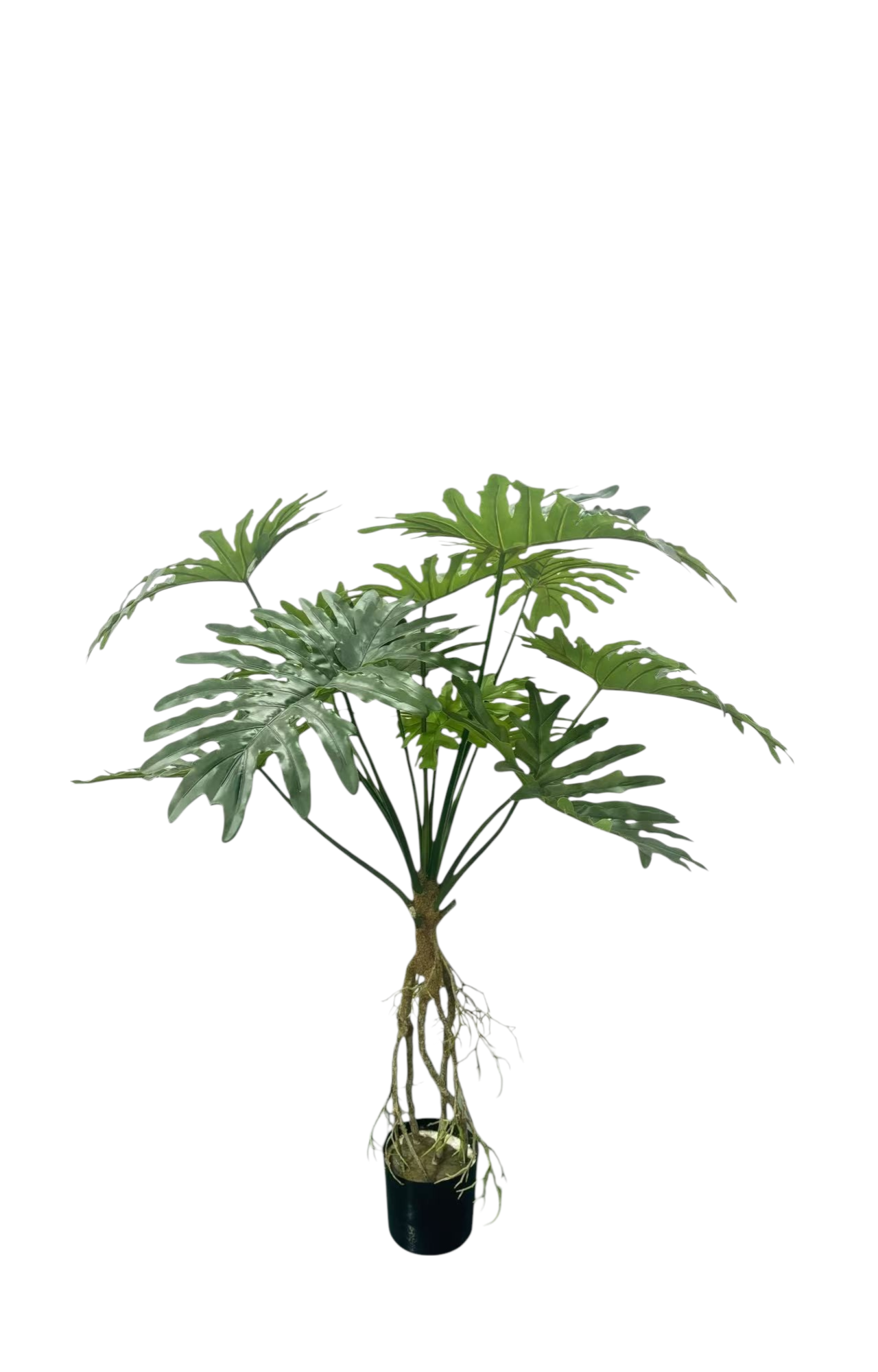 Zijden Philodendron kunstplant 140 cm in basispot
