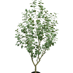 Zijden eucalyptus plant 190 cm met grijsgroene bladeren