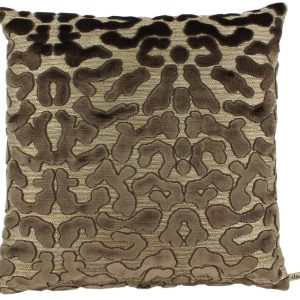 Claudi sierkussen Talissa Dark taupe 45x45 cm.