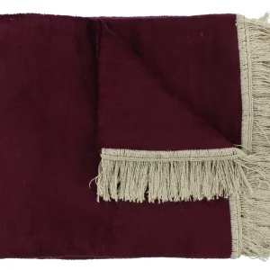 Claudi Plaid Paulos Aubergine