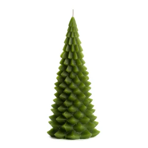Kerstboom kaars Leaf Green